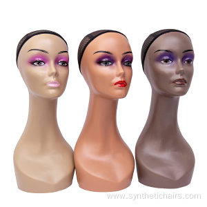 Wig Display Realistic African Female Mannequin Head